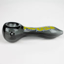 Kush | 4.5" durable thick wall glass pipe [H26]_1