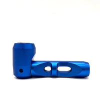 Metal hand pipe with multi holes glass bowl and tube_9