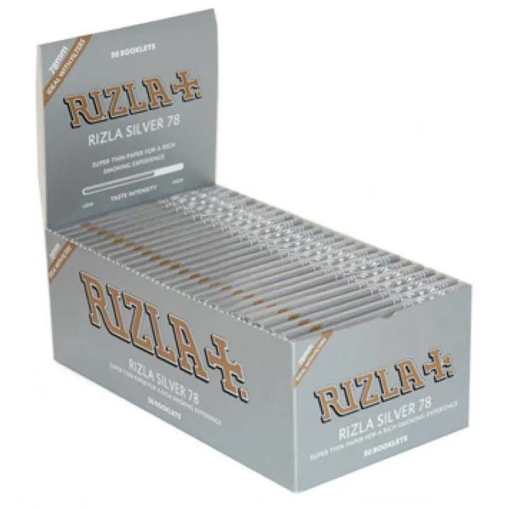 Rizla | Super Thin Silver1-1/4 Box Of 50