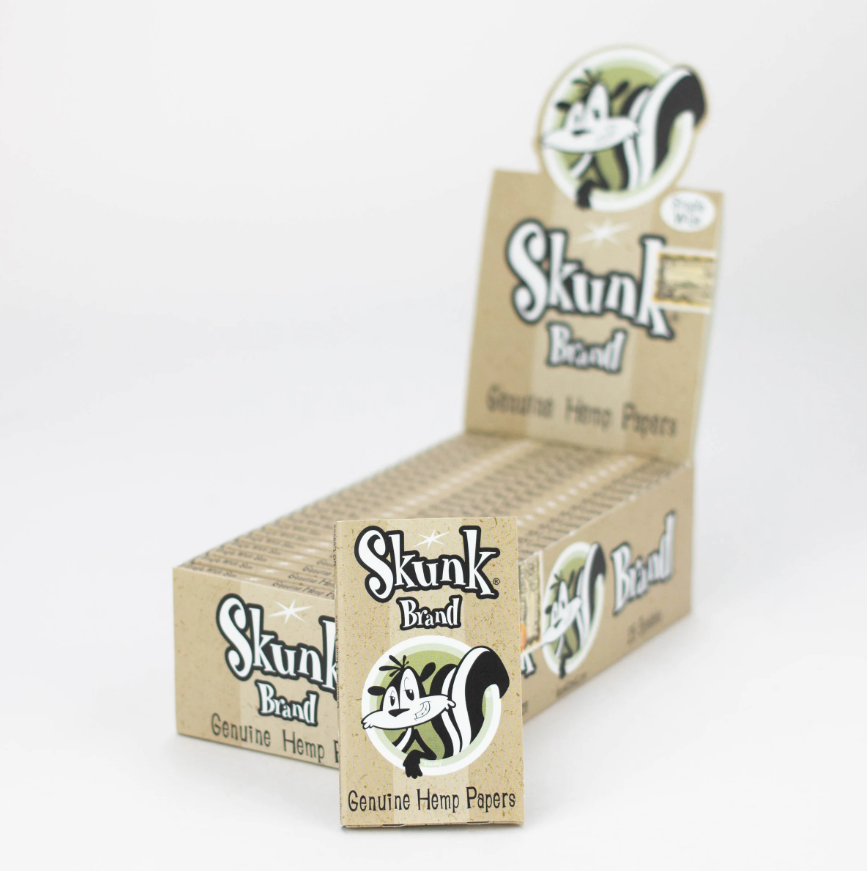 Skunk Brand | Hemp Rolling Papers Single Wide Box of 25