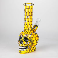 9" Sugar Skull-Themed glass bong [SK Series]_4