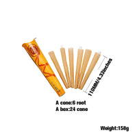 HORNET | 1-1/4 Size Natural Pre-Rolled Paper Cones 6 x 24CT_7